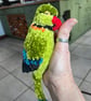 Parakeet hand knit customised - Image 4