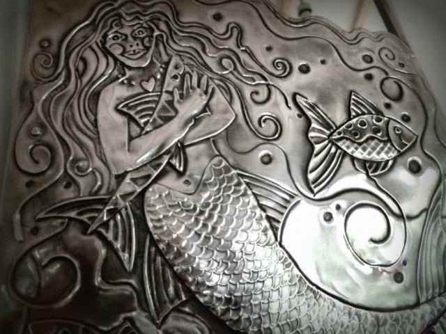 Magical Mermaid bathroom mirror.