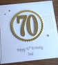 Handmade 21st birthday card, - personalised with any age, name and message - Image 3