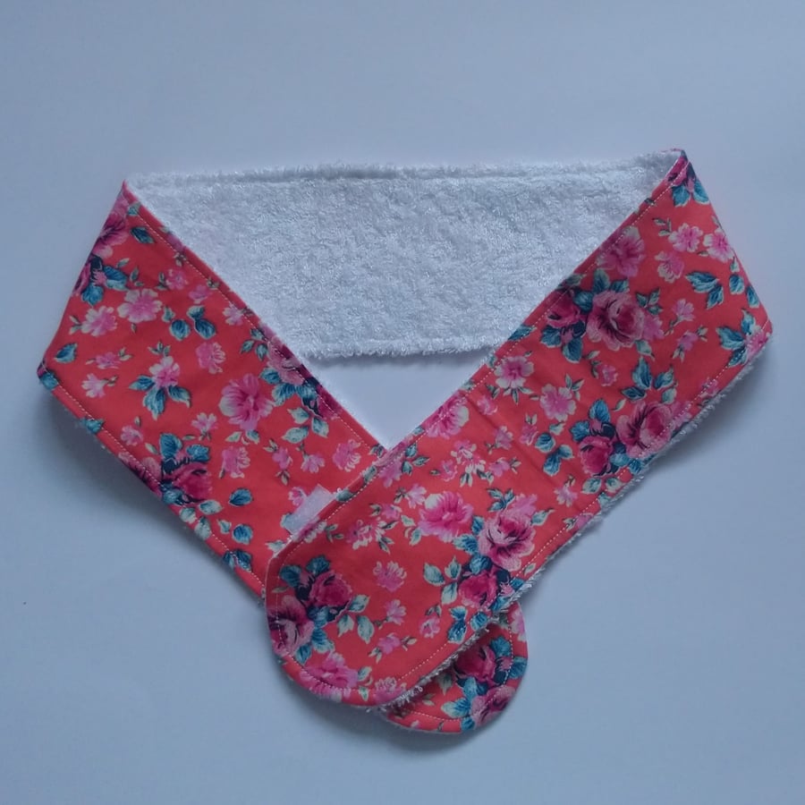Bamboo Beauty Spa Headband with Pink Floral Design