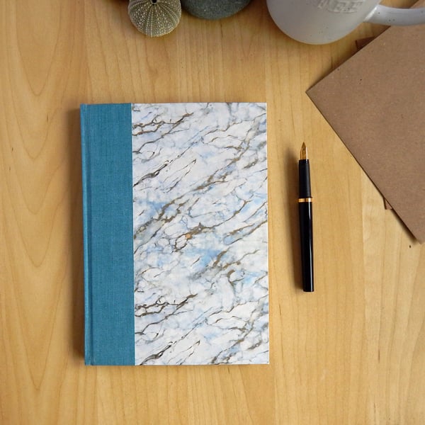 Carrara Marble Address Book.  Gifts for her, for him. Gifts for Letter Writers. 