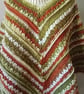 Handmade Crochet Poncho: Cowl Neck  Autumn Wrap Petite Teen Size - Image 2