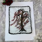 Fantasy Sparkle Tree Art Card