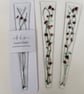 Fused Glass Plant Stake, Colourful Garden Ornament, Gift