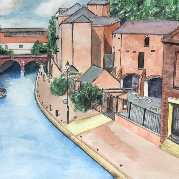 Birmingham Canal Scene