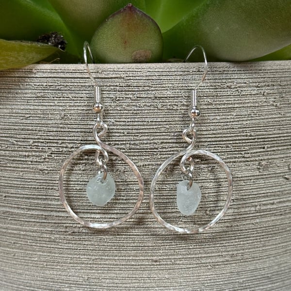 Handmade seaglass earrings 