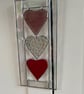 Stained Glass Three Heart Panel - Image 3
