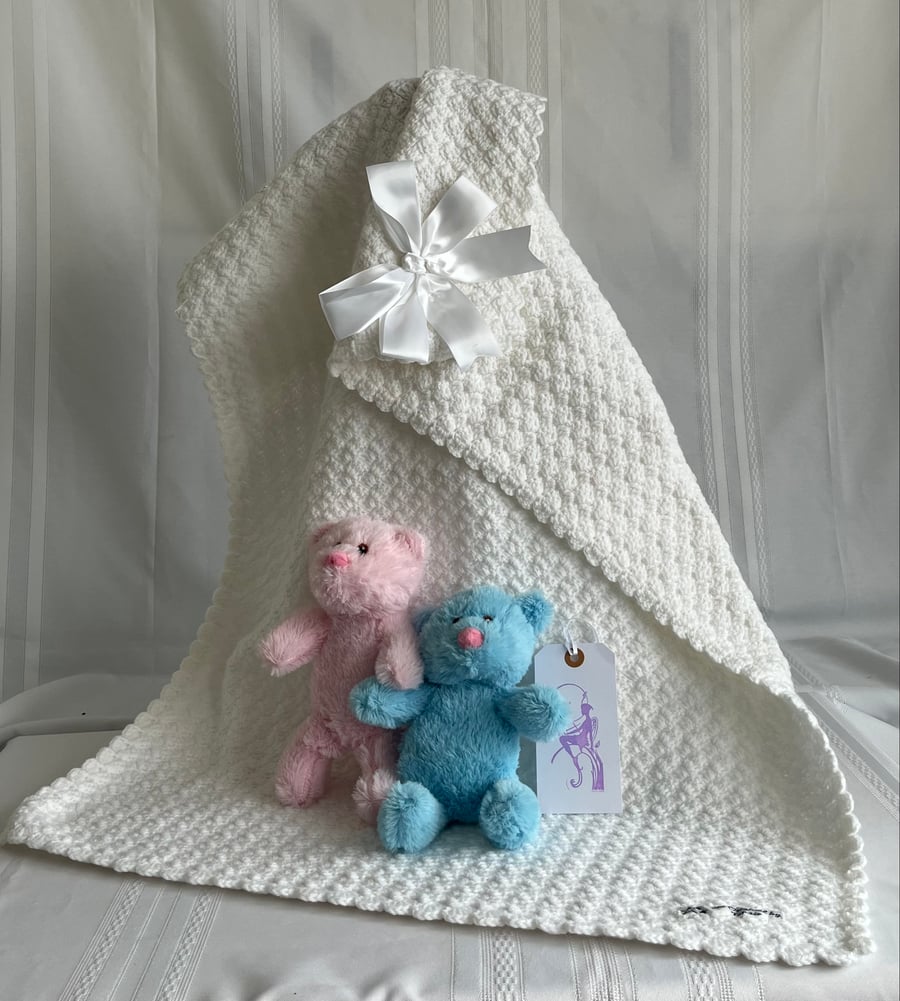 Handmade Crochet Baby Blanket 