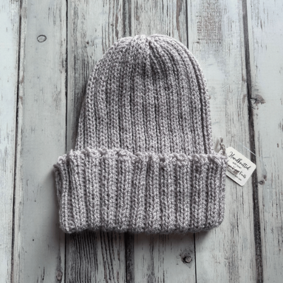 Adult Vegan Unisex Beanie, Sand