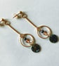 Circle loop pin earrings - Image 3