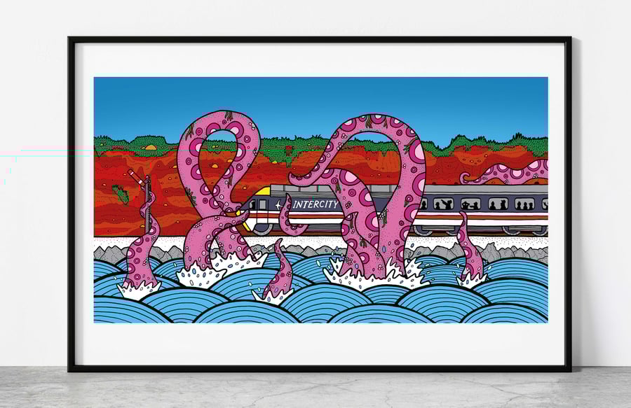 The 07.46 to Penzance is delayed...by a Kraken on the line