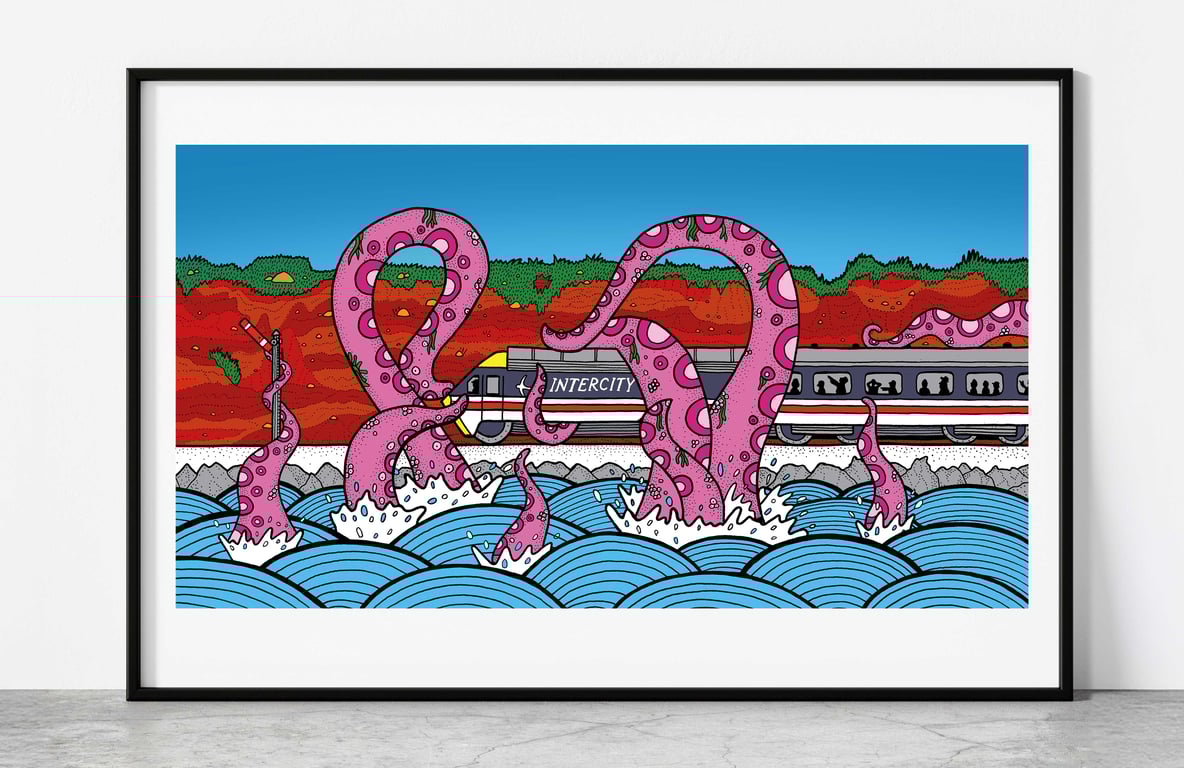 The 07.46 to Penzance is delayed...by a Kraken on the line