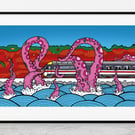 The 07.46 to Penzance is delayed...by a Kraken on the line