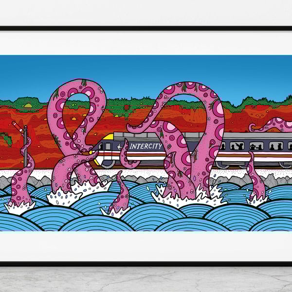 The 07.46 to Penzance is delayed...by a Kraken on the line
