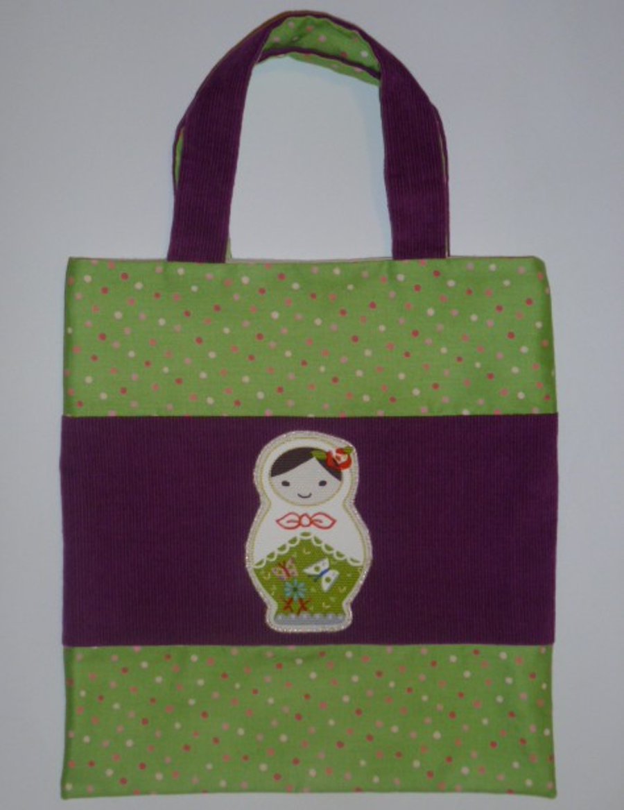 Fresh as a Daisy. Russian Doll Mini Tote Bag