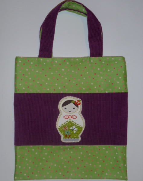 Fresh as a Daisy. Russian Doll Mini Tote Bag