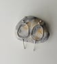 Large Open Oval Dangle Earrings, Handmade Recycled Sterling Silver - Image 8