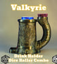 D&D Valkyrie Dice Tower Viking Themed Can Cozy Dice Roller and Drink Holder