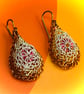 Teardrop drop earrings - Image 7