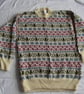 Cream Traditional Fairisle Jumper - Image 1