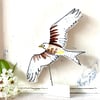 Red kite ceramic ornament