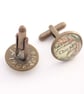 Personalised Map Cufflinks, Engraved Unique Custom Gift for Husband - Image 4