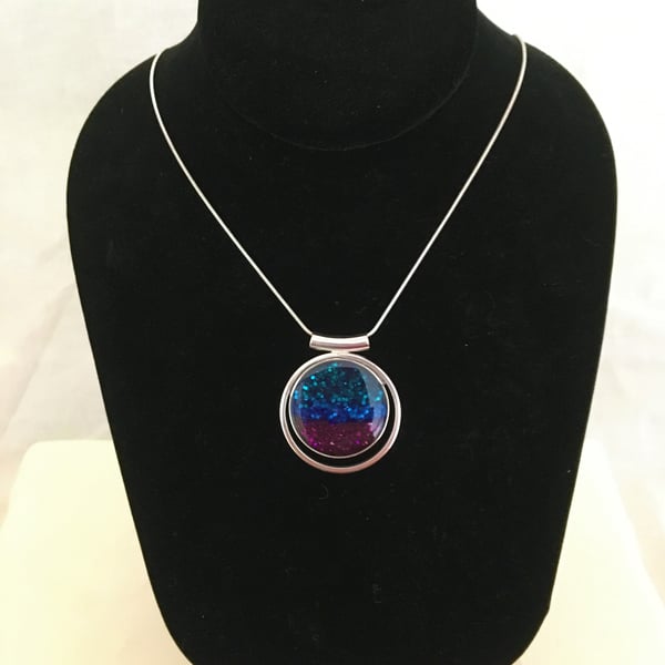 Bold Handcrafted Round Pendant