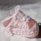 Cute Hand Knitted Baby Sandal Shoes, 2 designs, ages 0-3 months or 3-6 months