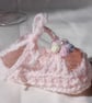 Cute Hand Knitted Baby Sandal Shoes, 2 designs, ages 0-3 months or 3-6 months