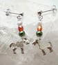 Welsh Lamb Sterling Silver Earrings, Sheep Earrings, Love Ewe Earrings - Image 6