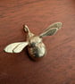 Perfectly Imperfect - Golden Bumble Bee Pendant