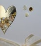 Embellished Heart Pearl Wedding Anniversary Card - 30th Anniversary - Image 3