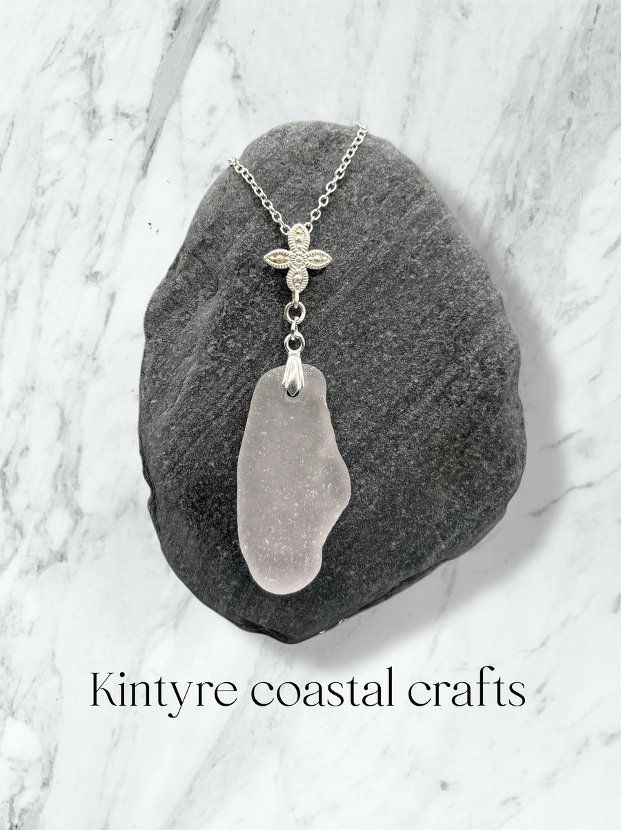 Sea glass necklace