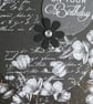 Birthday Card - Monchrome Floral - Have A Wonderful Birthday - Image 6