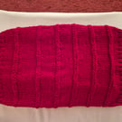 Hand knitted dog coat 