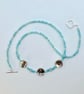 Amazonite Necklace With Abalone Discs & Sterling Silver, Birthday Gifts For Her - Image 6
