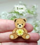 Primrose Brooch Pin, Handmade Primrose Teddy Bear Gift, February Birth Flower - Image 4
