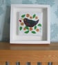 The Singing Blackbird -  Freestyle embroidered artwork - Image 5
