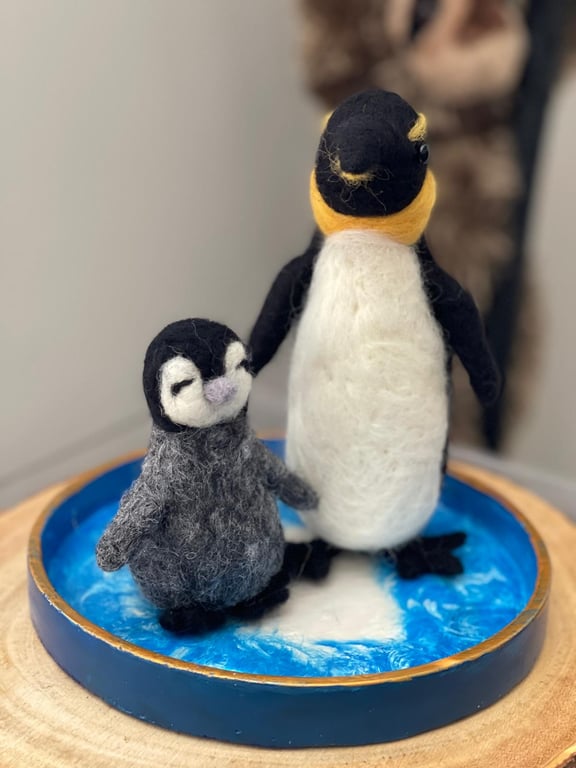 Emperor Penguins on iceberg