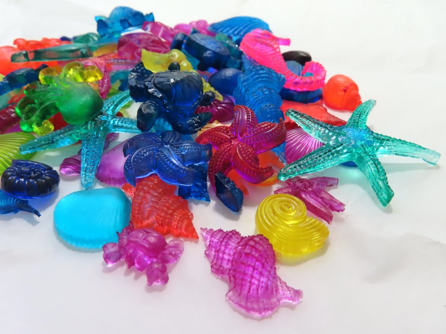 Under the sea resin decorations