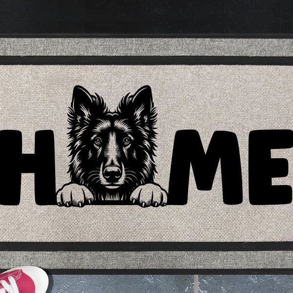 Belgian Groenendael Home Door Mat No.2 - All Weather Welcome Mat - 45x70cm 