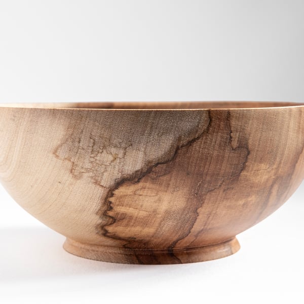 Spalted maple bowl W170mm by H70mm