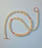 Pearl & Crystal Necklace, June Birthday, 30th Anniversary, Bridal Jewellery - Image 3