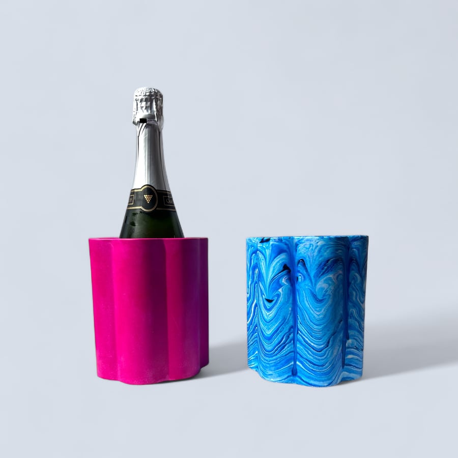 Wine Chiller in a Choice of Colours - Cork Insulated Bottle Cooler