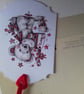Any occasion card and gift tag set. Birthday card.  Ref 124 - Image 4