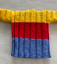 Three colour ribbed jumper - Image 6