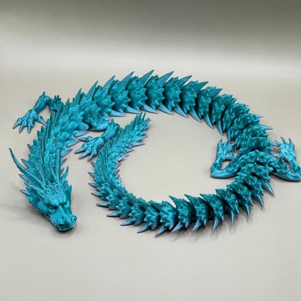 3D Printed Flexi Dragon – Articulated, Colorful & Super Fun!