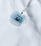Pressed Real Pansy Pendant Necklace - Image 1