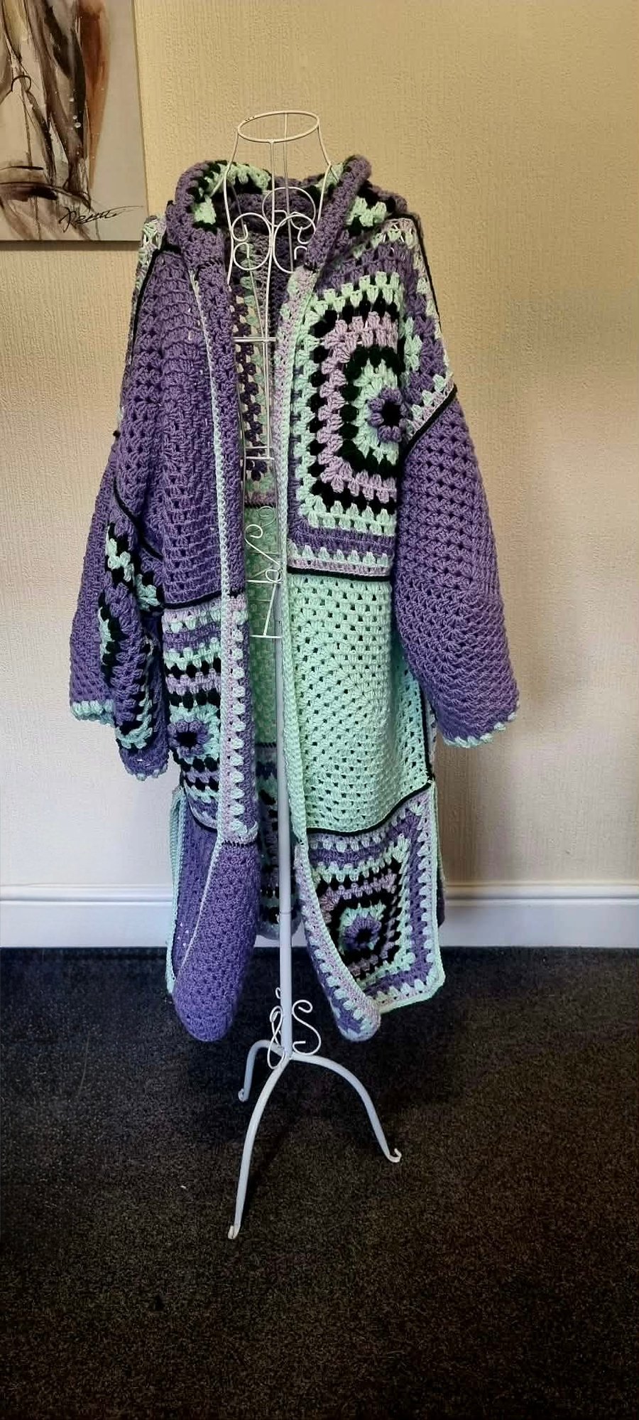 Hand knitted cardigan 