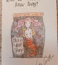 Small Prophets inspired original drawing measures 15cm by 21cm 